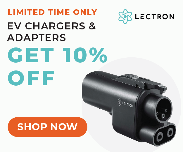 Lectron EV charging adapter promotional creative